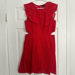 Bardot Mini cutout Dress